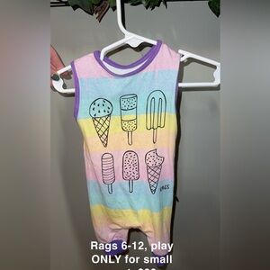 Ice Cream Rags Shortie